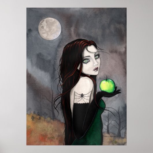 Het Poster van de weduwe Gothic Fantasy hech (Voorkant)