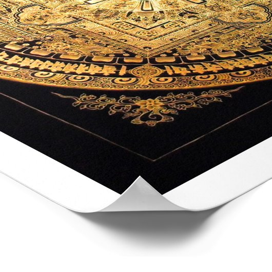 Het Poster van het duizenden en gewapende Avalokit (Hoek)