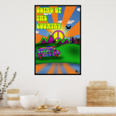 Het Poster van het land omhoog gaan (Keuken)