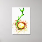 Het poster van het levenszaad canvas afdruk (Voorkant)
