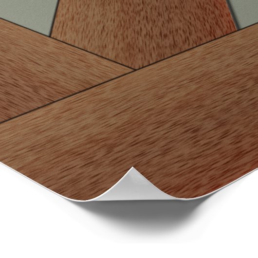 Het Poster van het Lijst van het Venster Faux voeg (Hoek)