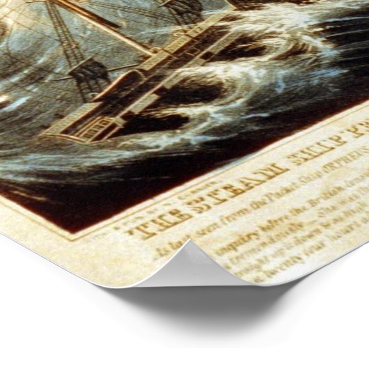 Het Poster van het President van het Stoomschip (Hoek)