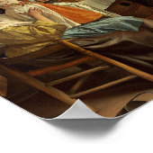 Het Poster van het Schilderen van het Tansende Paa (Hoek)