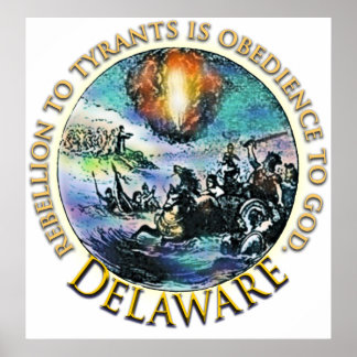 Het Poster van het Theekransje van Delaware