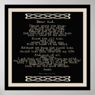 Het Poster van Knots Prayer