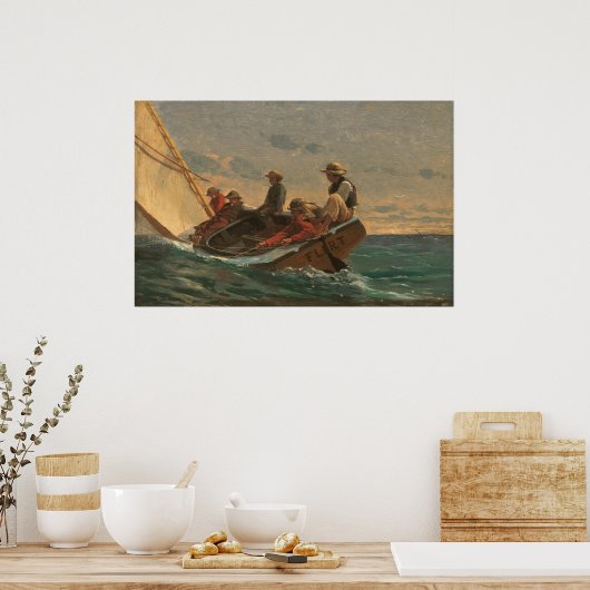 Het Poster van Winslow Homer Fine Art (Keuken)
