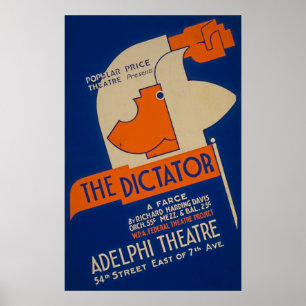 Het Poster van WPA van de Dictator van 1940 WPA