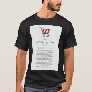 Het Poster voor het aantekenen van een winkelwagen T-shirt