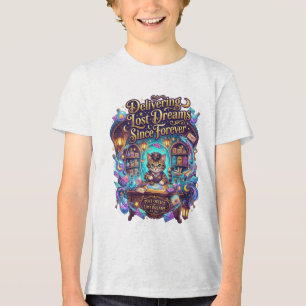 Het Postkantoor van Verloren Dromen Magische Katte Tri-Blend Shirt