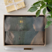 Het prachtige bergmeer in de Evening Foto Tissuepapier (Geschenk)