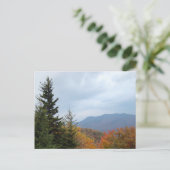 Het prachtige blauwe ritgebergte briefkaart (Staand voorkant)