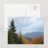 Het prachtige blauwe ritgebergte briefkaart (Voorkant / Achterkant)