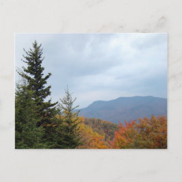 Het prachtige blauwe ritgebergte briefkaart