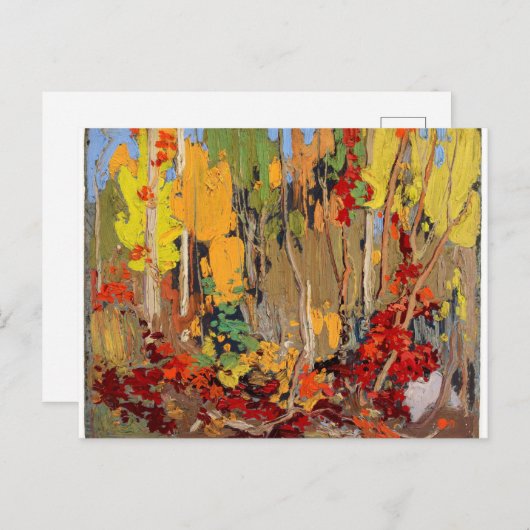 Het prachtige Canadese herfstlandschap van Tom Tho Briefkaart (Voorkant / Achterkant)