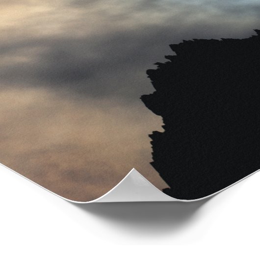 Het prachtige Cloud burst poster (Hoek)