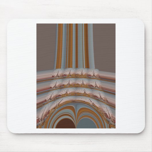 Het prachtige design van het Parijse Eiffel Muismat (Voorkant)