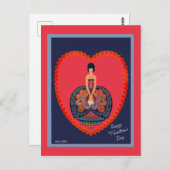 Het prachtige exemplaar van het Ontwerp van de Va Briefkaart (Voorkant / Achterkant)