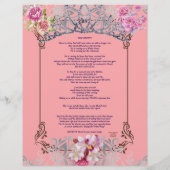 Het prachtige, gepersonaliseerde kroonpapier (Achterkant)