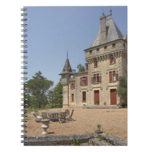 Het prachtige Kasteel de Pressac en tuin Notitieboek