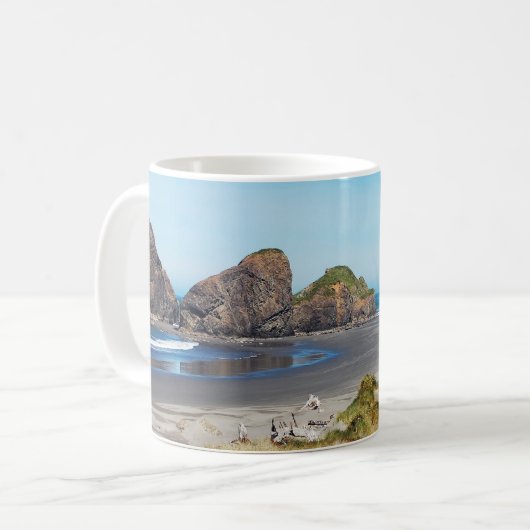 Het prachtige kustlandschap van Oregon Koffiemok (Voorkant links)