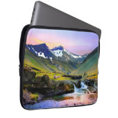 Het prachtige landschapslandschap van IJsland Laptop Sleeve (Voorkant Rechts)