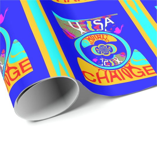 Het prachtige ontwerp van het citaat van de Tekst Cadeaupapier (Rol Hoek)