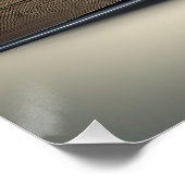 Het prachtige open boek perfect poster (Hoek)