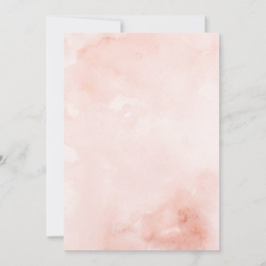 Het prachtige Vrijgezellenfeest van Blush & White Kaart (Achterkant)