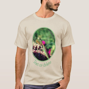 Het preken van antilichamen op sedum flower op maa t-shirt