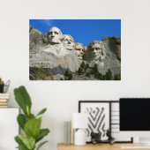 Het presidentiële monument van Mount Rushmore Poster (Thuiskantoor)