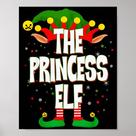 Het Prinses Elf Kerstfeest Poster (Voorkant)