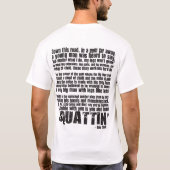Het probleem is dat je geen gedicht Shirt bent (Achterkant)