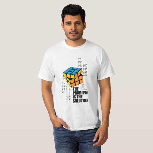 Het probleem is de Oplossing T-shirt (Voorkant volledig)