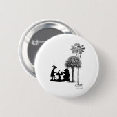 Het probleem met beren. ronde button 5,7 cm (Voorkant /achterkant)