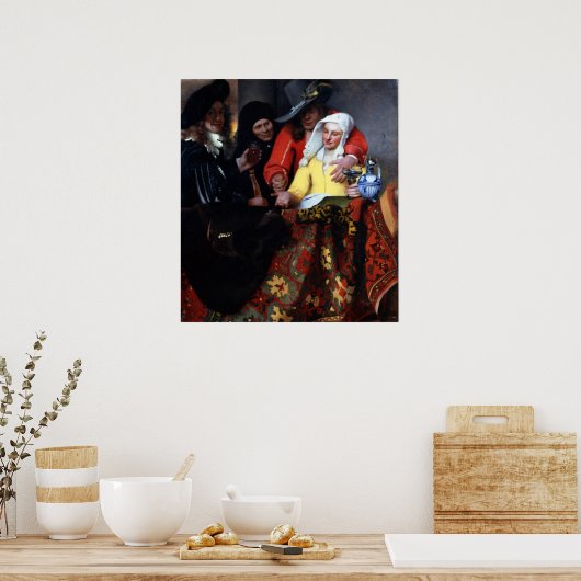 Het proces van Johannes Vermeer Poster (Keuken)