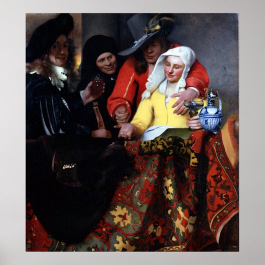 Het proces van Johannes Vermeer Poster (Voorkant)