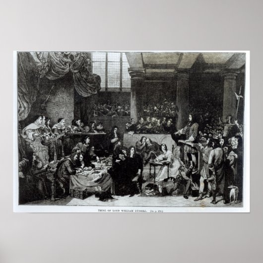 Het proces van Lord William Russell Poster (Voorkant)