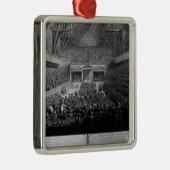 Het proces van Warren Hastings Metalen Ornament (Rechts)