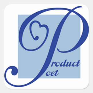 Het product Poet Sticker