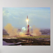 Het proefproject Saturn IB van Apollo Soyuz Poster (Voorkant)