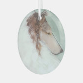 Het Profiel Glas Ornament (Voorkant links)