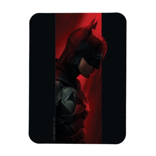 Het profiel van de rode Batman-balk Magneet (Verticaal)