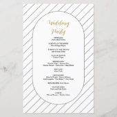 Het programma Lijnscript Calligraphy Wedding Progr (Achterkant)