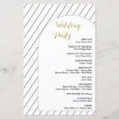 Het programma Minimale bruiloft voor gelinkt scrip (Achterkant)