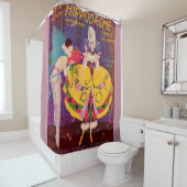 Het programma New York Hippodrome uit 1920 Douchegordijn (In situ)