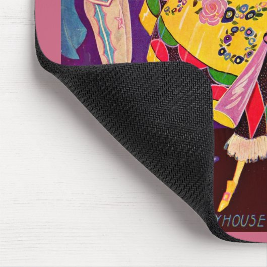 Het programma New York Hippodrome uit 1920 Muismat (Hoek)