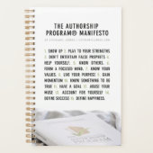 Het Programma van de Auteur® Manifesto Planner (Voorkant)