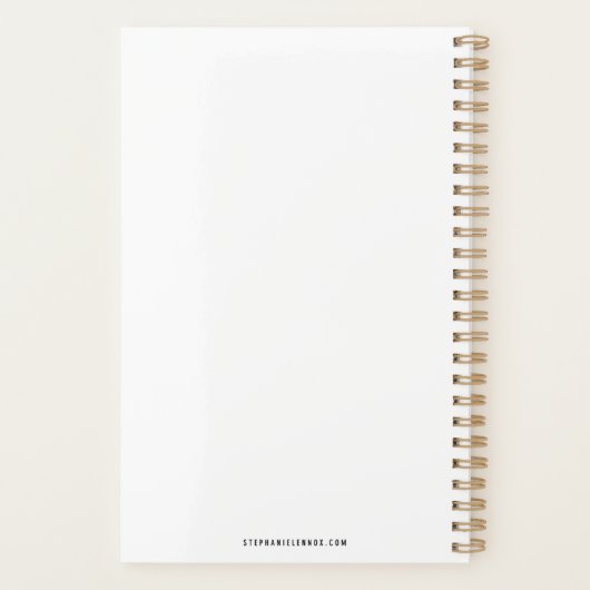Het Programma van de Auteur® Manifesto Planner (Achterkant)
