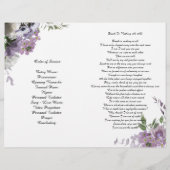 Het Programma van de Begeleidende Bloem van het La Flyer (Achterkant)