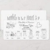 Het Programma van de Lijn van de Tijd van de wedde (Voorkant / Achterkant)